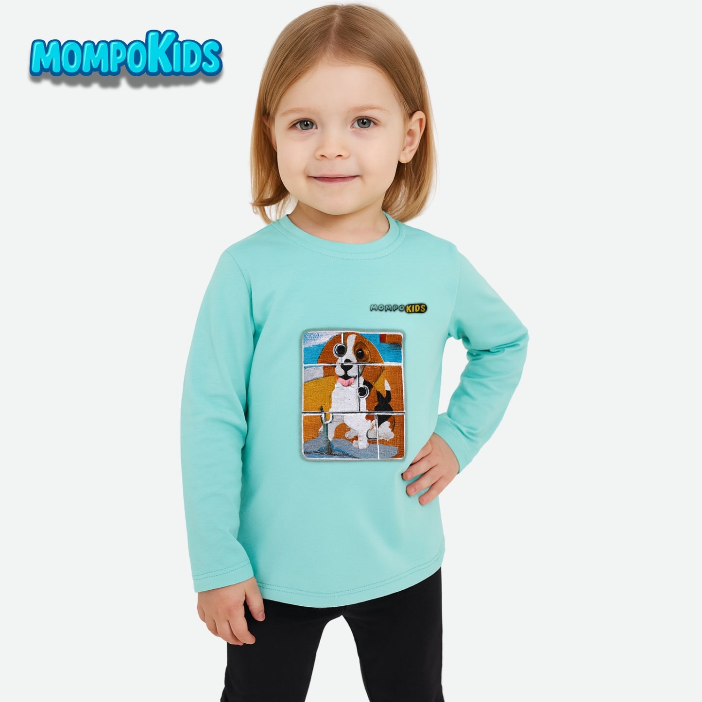 Long sleeve Shirt Puzzle Up Dog&Cat