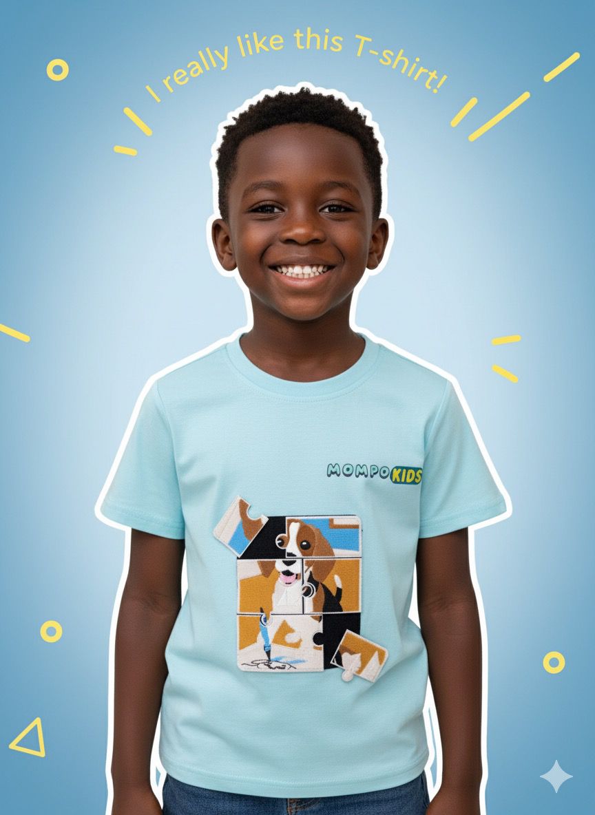 T-Shirt Puzzle Up Dog&Cat