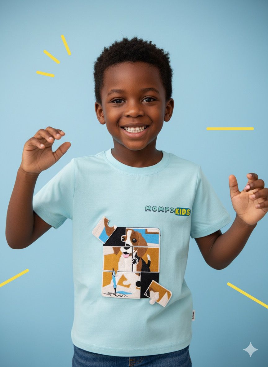 T-Shirt Puzzle Up Dog&Cat