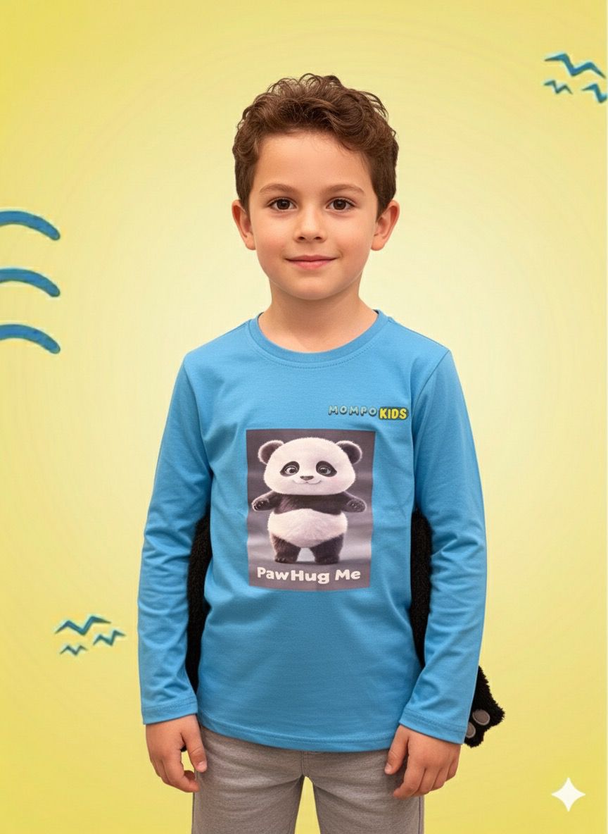 PawHug Bunny Panda Tiger Long Sleeve Shirt with removable paws for girls and boys, Mompokids, fun, interactive, machine washable, fidget toy you can't loose