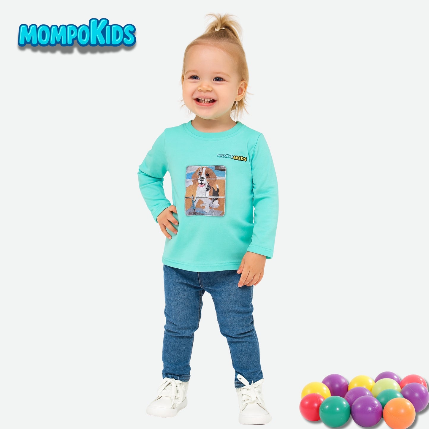 Long sleeve Shirt Puzzle Up Dog&Cat